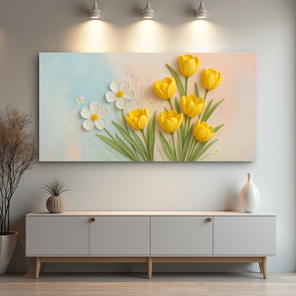 A Quiet Symphony of Flowers II Wall Art