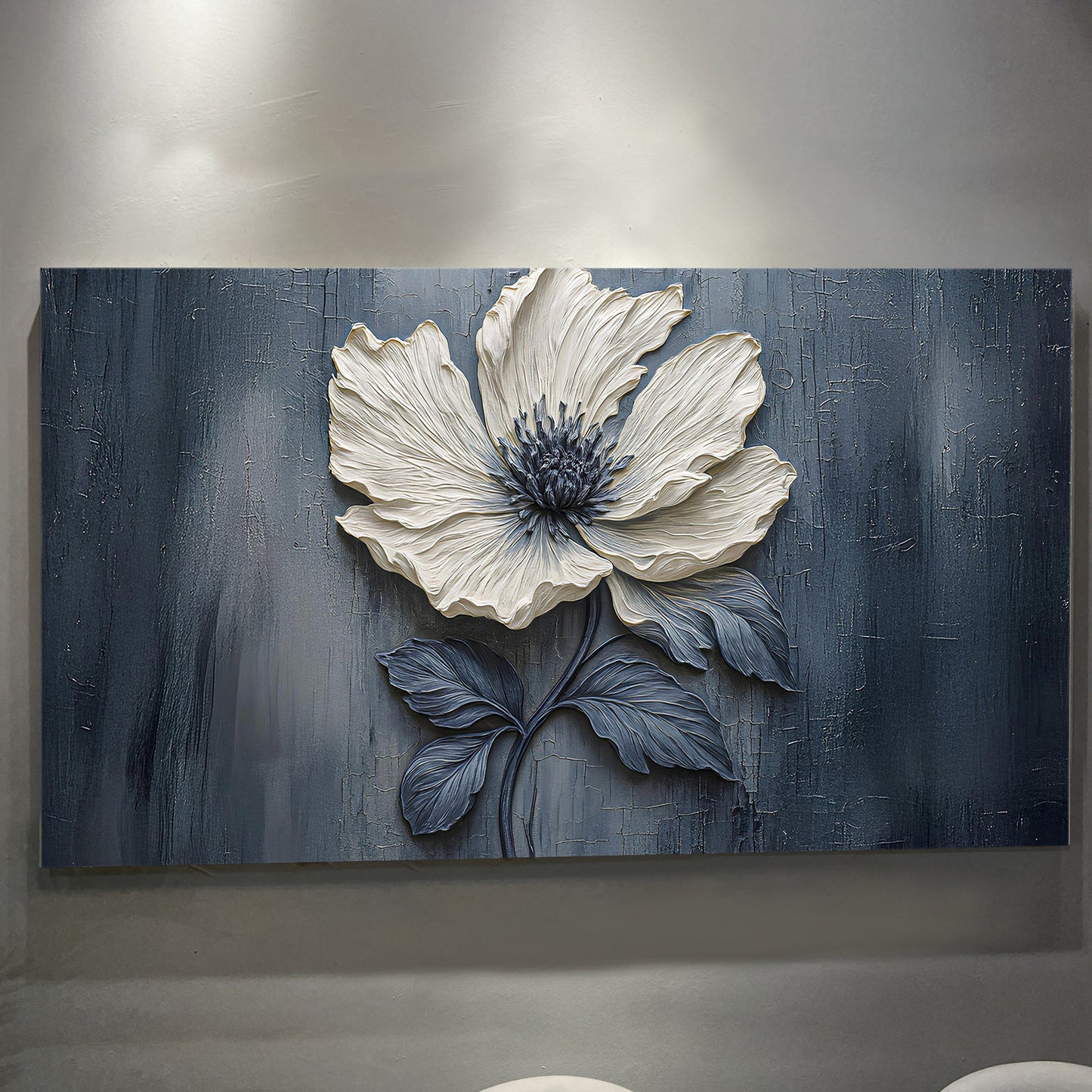 Clay‑Carved Bloomscape Wall Art