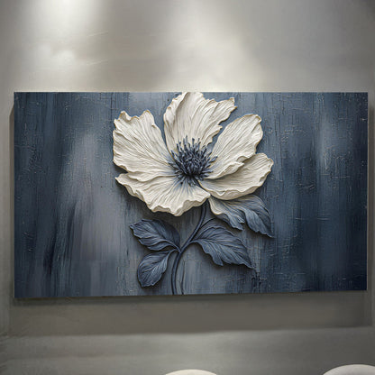 Clay‑Carved Bloomscape Wall Art