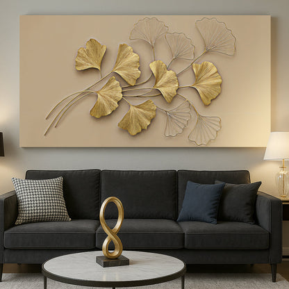 Metallic Botanical Essence Wall Art