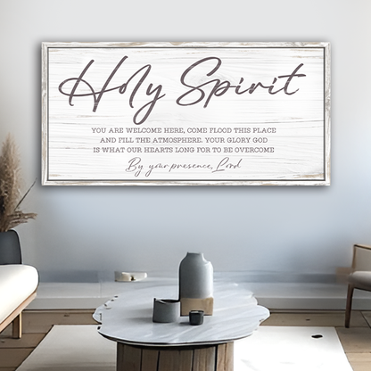 Holy Spirit Invitation Sign III