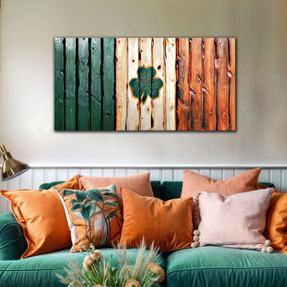 Irish Heritage Flag Composition Wall Art