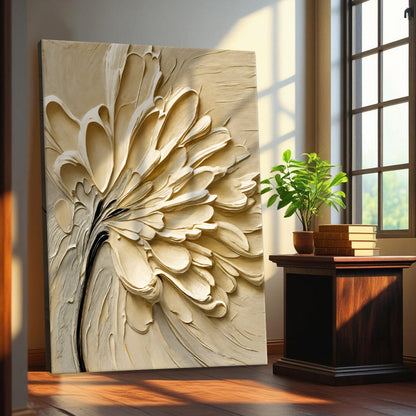 Abstract Flower Splatter Wall Art