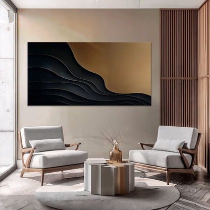 Aureate Minimalist Form X Wall Art