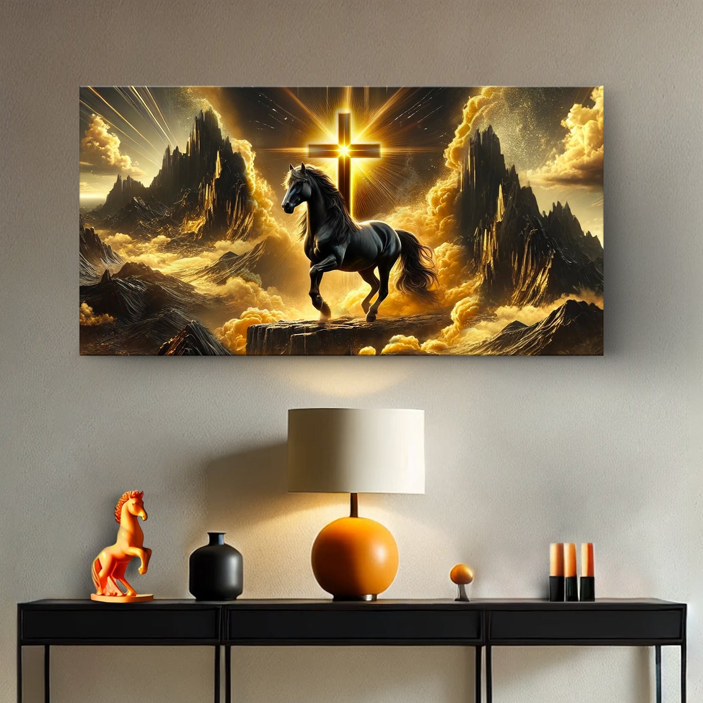 Sculpted Faith Horse Artwork
