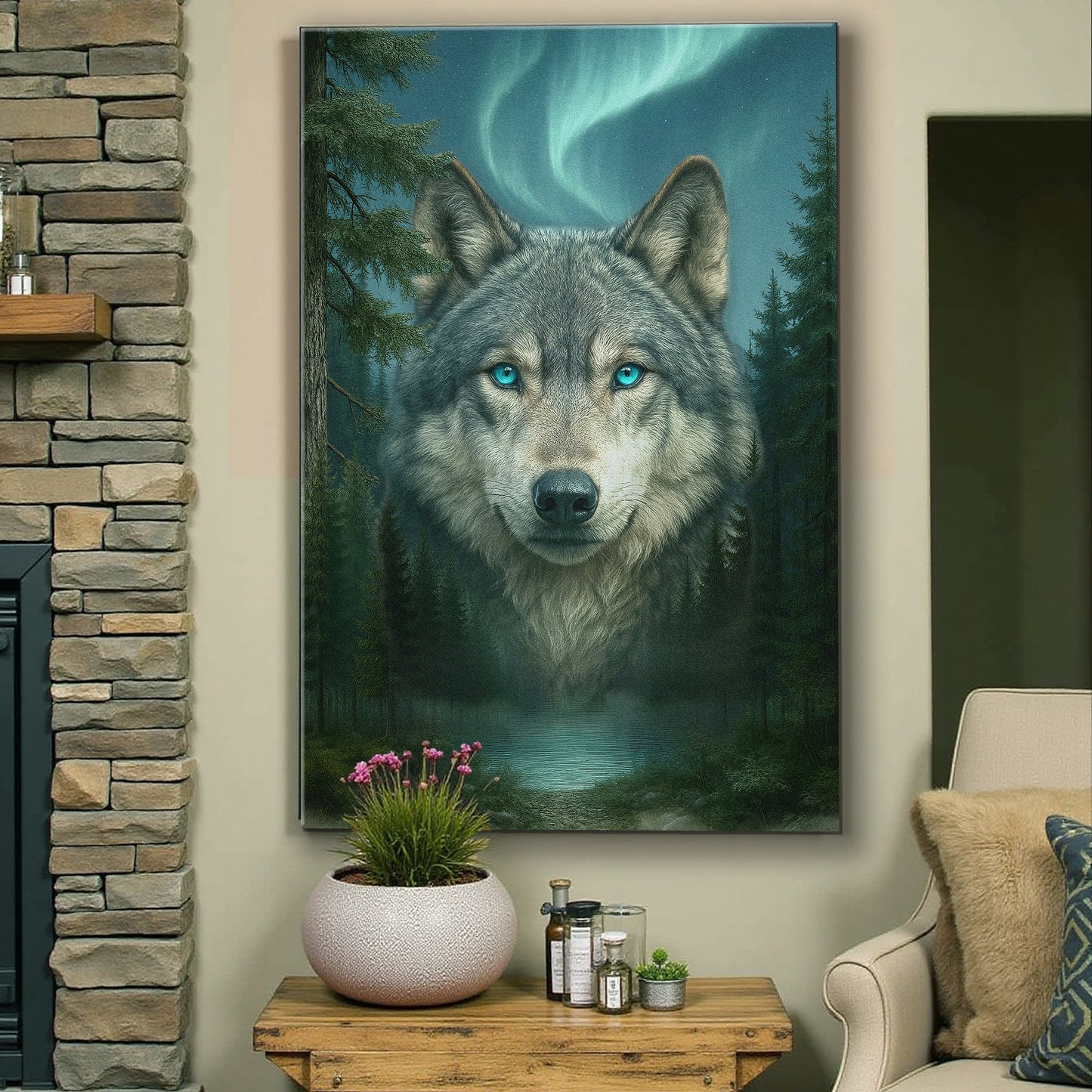 Symphony of the North Wolf Art