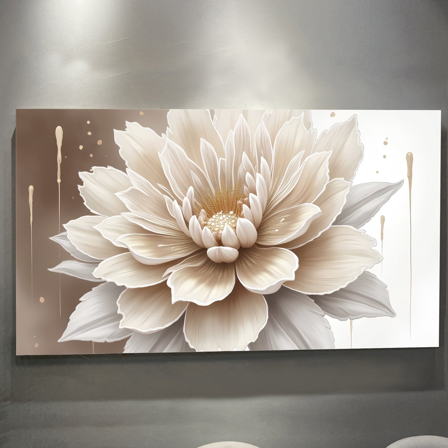 Neutral Petal Composition Wall Art