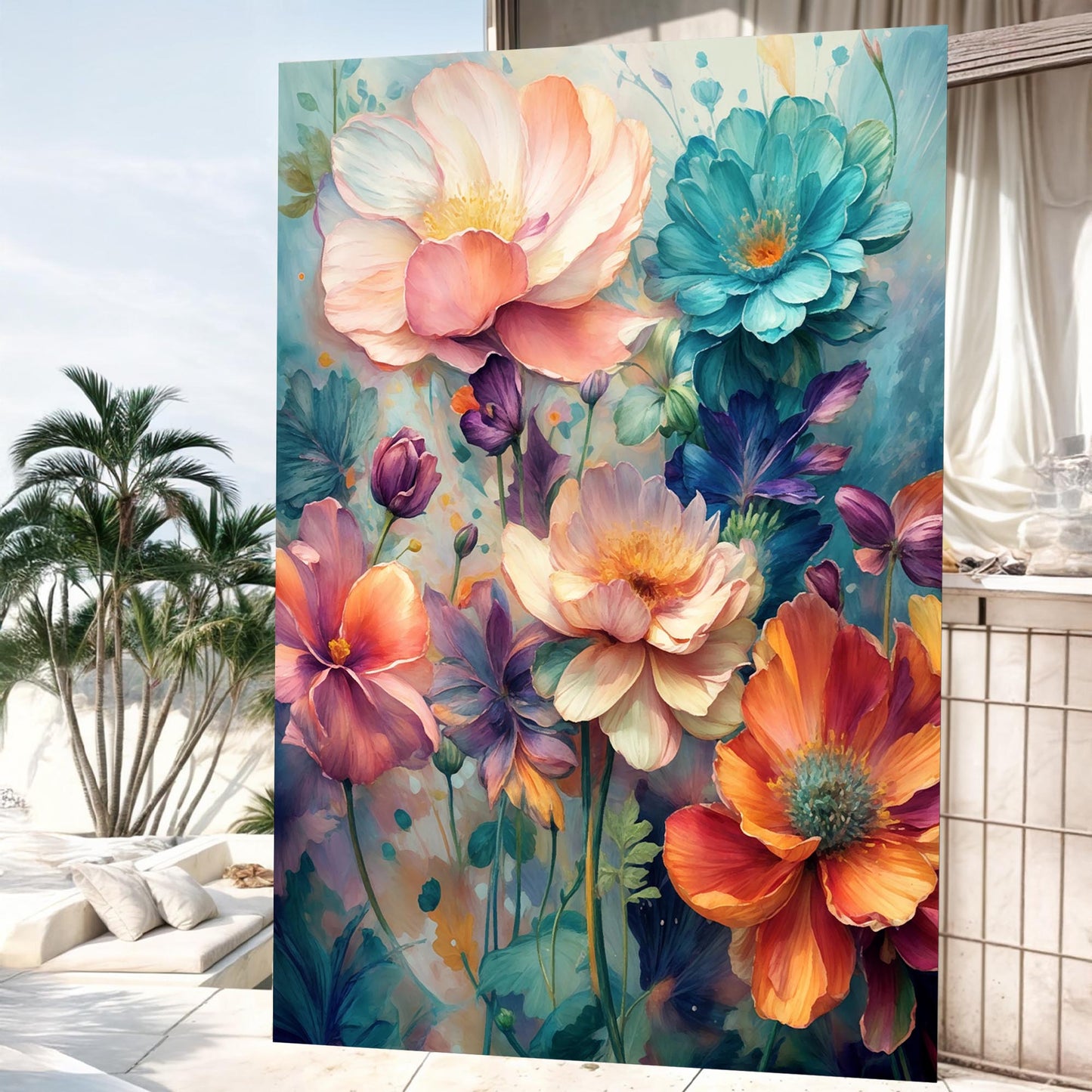 Spring Blossom Abstraction Wall Art