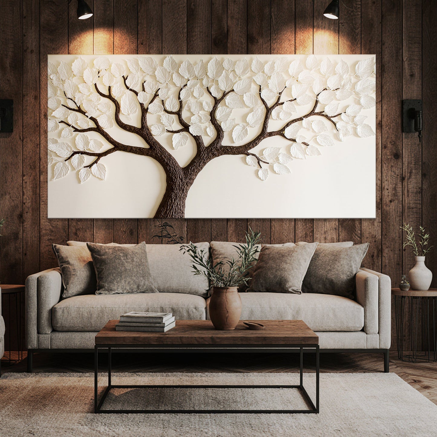 Whispers Beneath the Ivory Canopy Wall Art