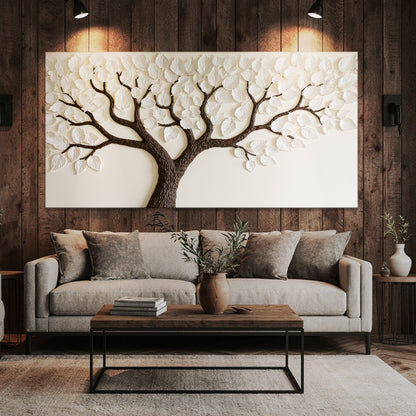 Whispers Beneath the Ivory Canopy Wall Art
