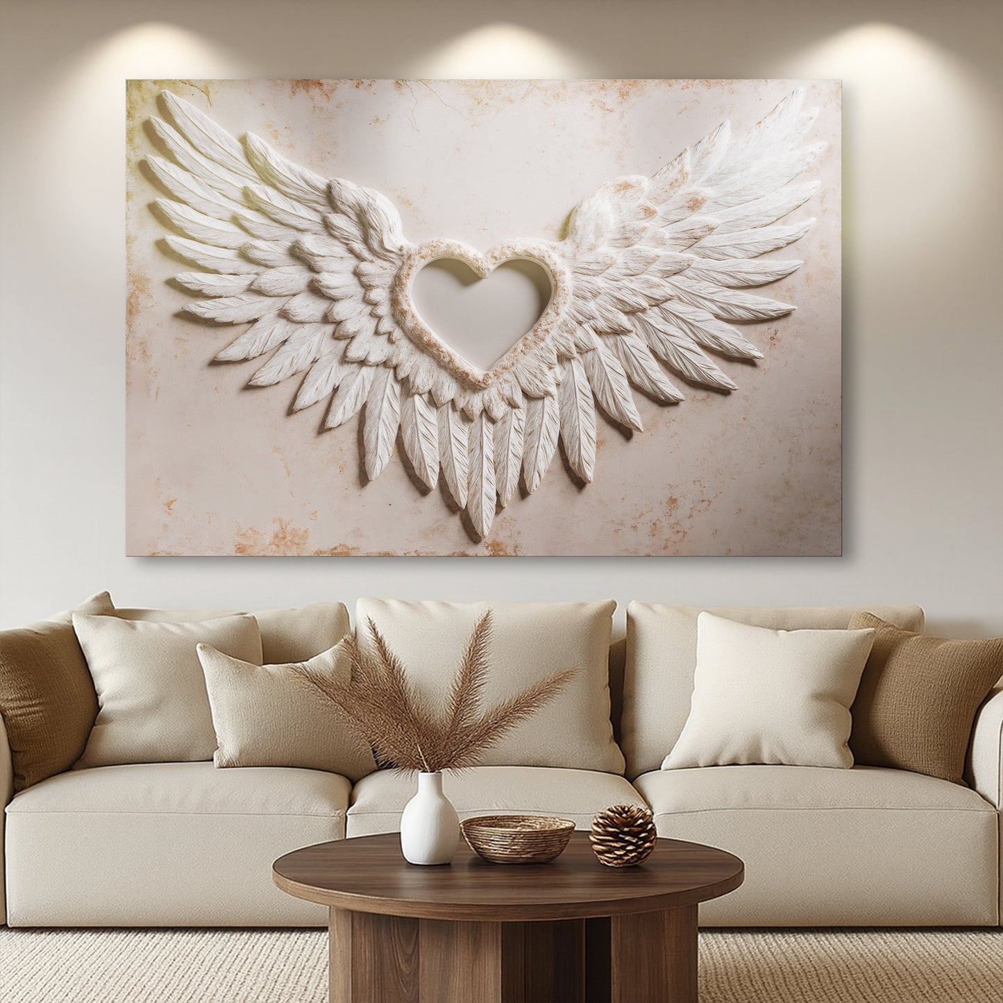 Wings of Devotion II Abstract Wall Art
