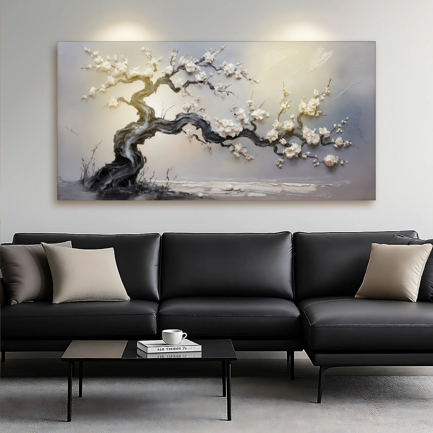 White Bloom Essence Wall Art