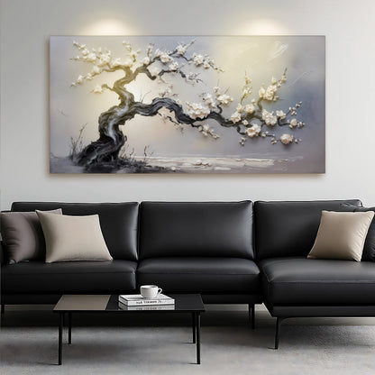 White Bloom Essence Wall Art