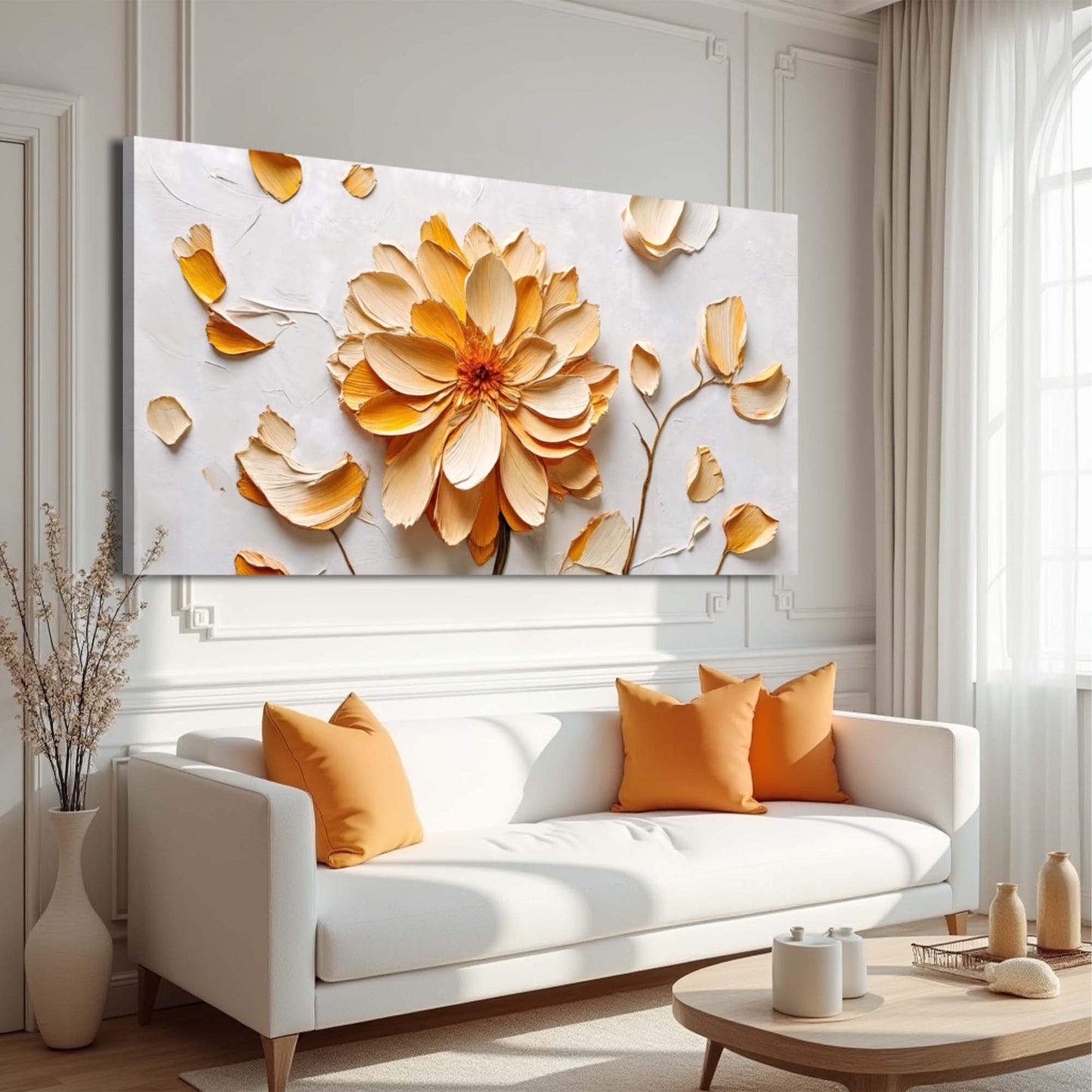 Golden Dandelion Study III Wall Art