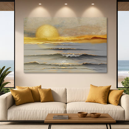 Golden Stillness Wall Art