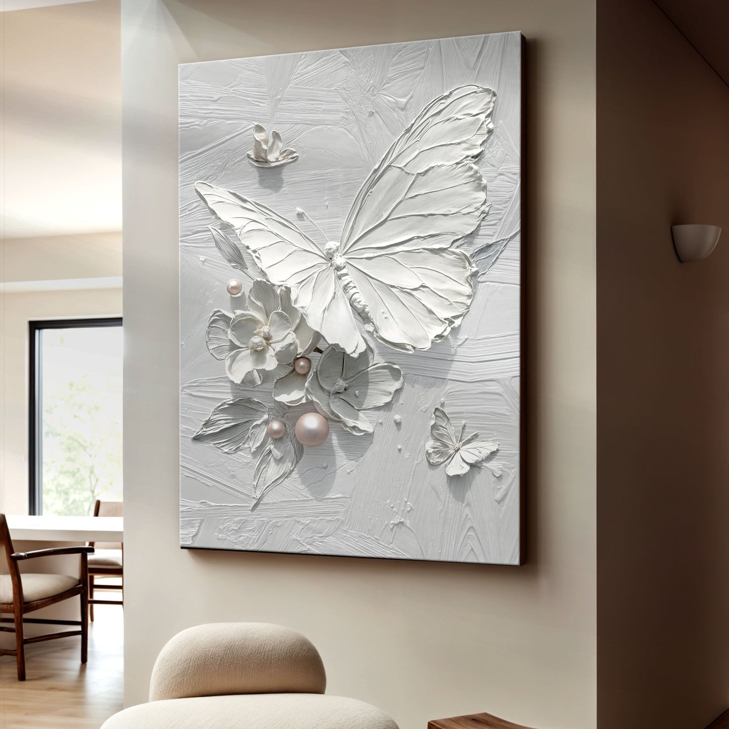 Butterfly Form Structure Wall Art