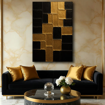 Black‑Gold Fusion Art II