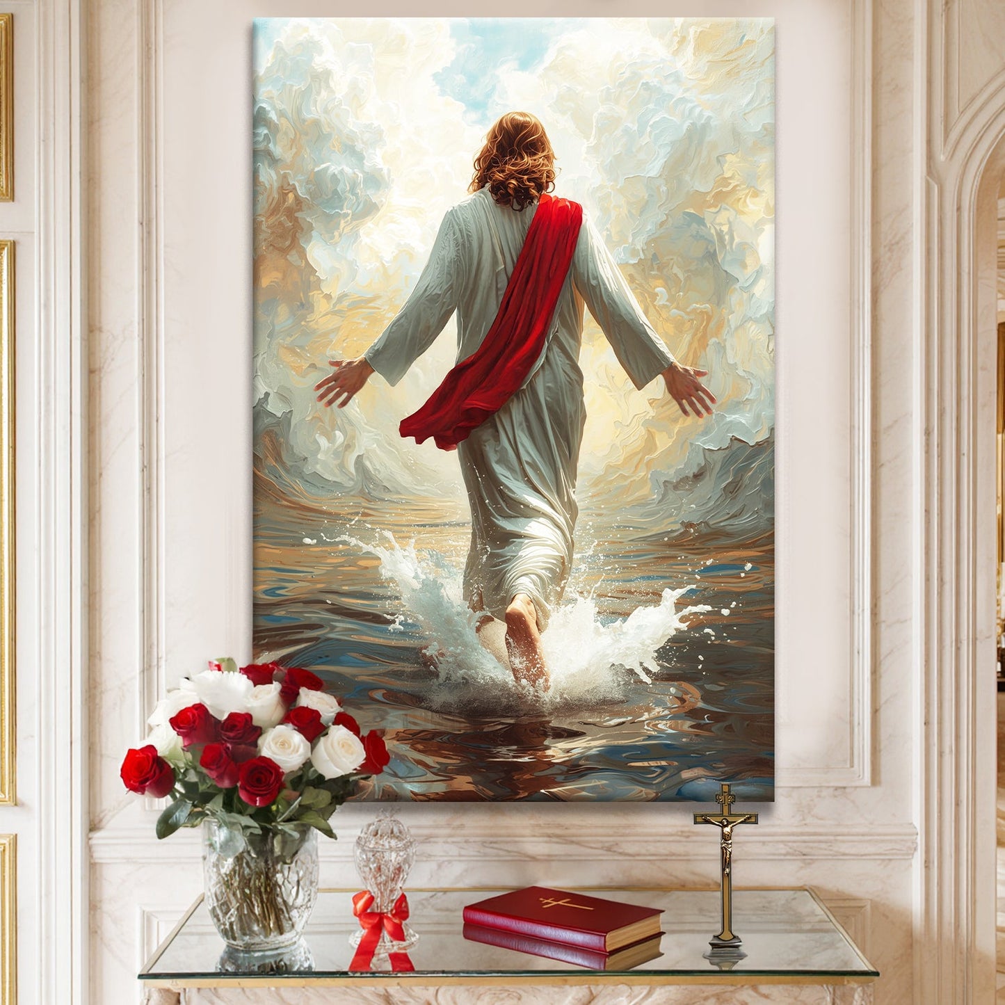 In the Storm He Stands Wall Art IX