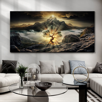 Abstract Sacred Flame II Wall Art