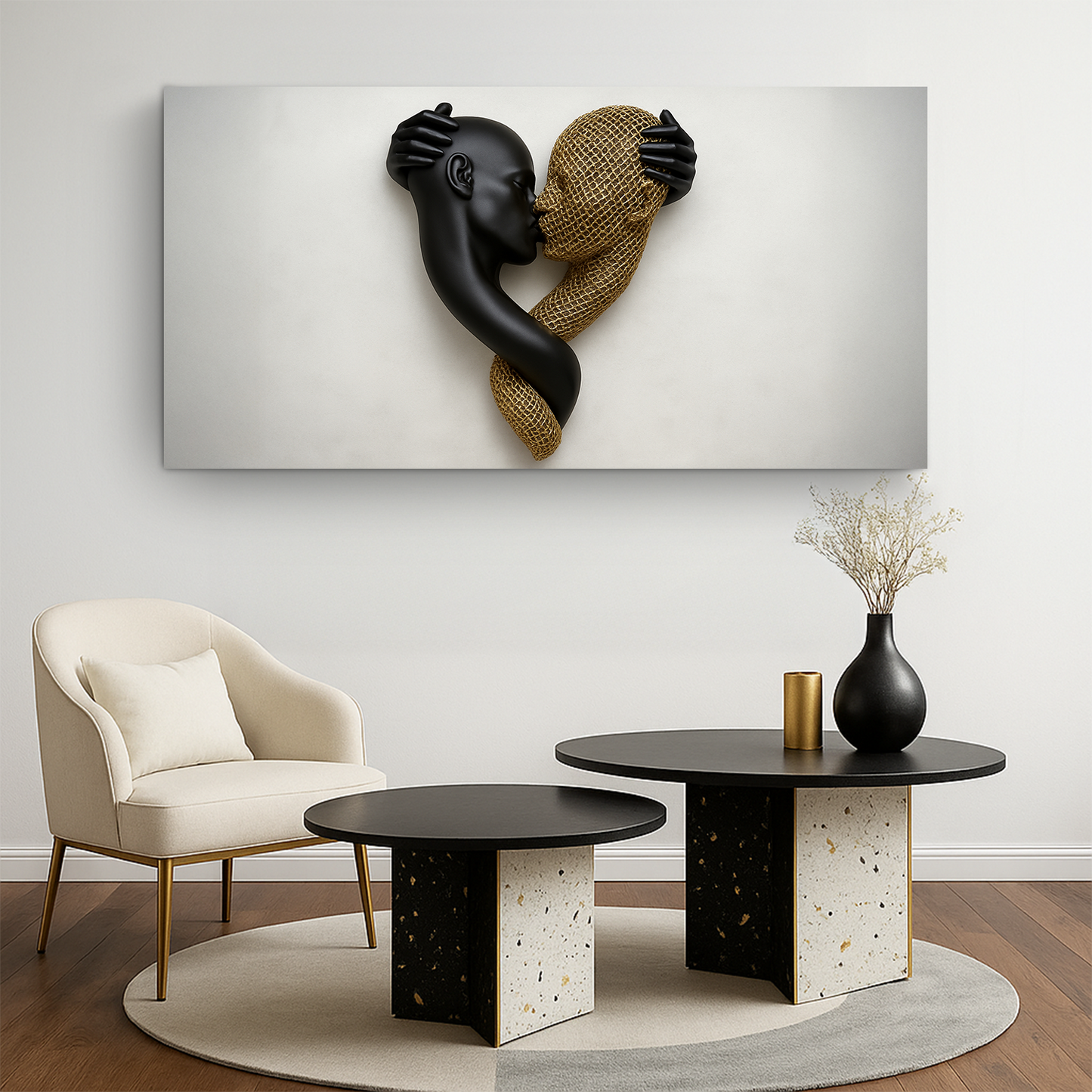 The Lovers in Form IV Wall Art