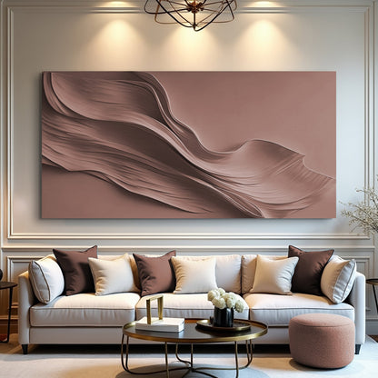 Terracotta Texture Motif Wall Art