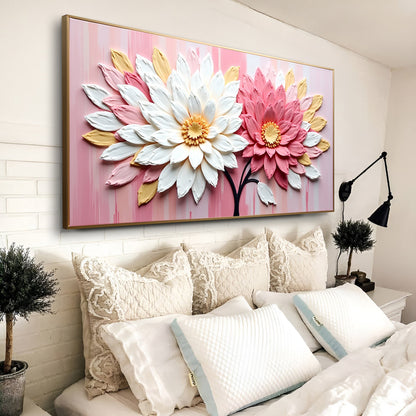 Blushing Floral Portrait Wall Art