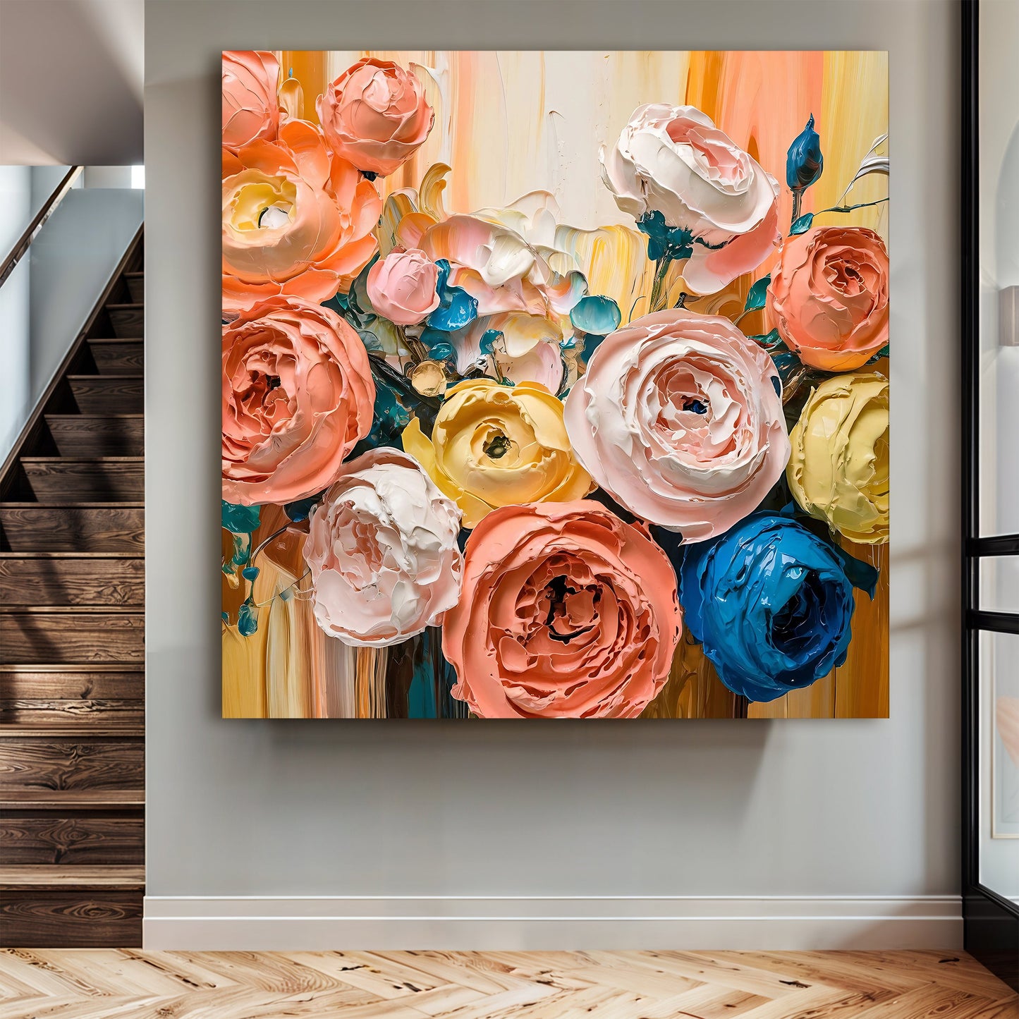 Floral Bouquet Composition Wall Art