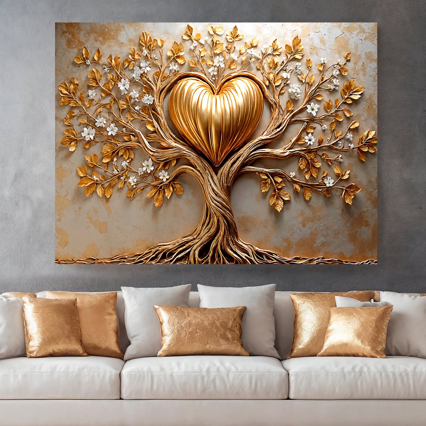Radiant Heart Tree Wall Art