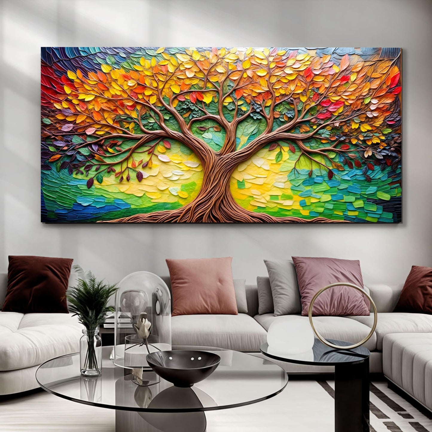 Symbolic Tree Form Wall Art