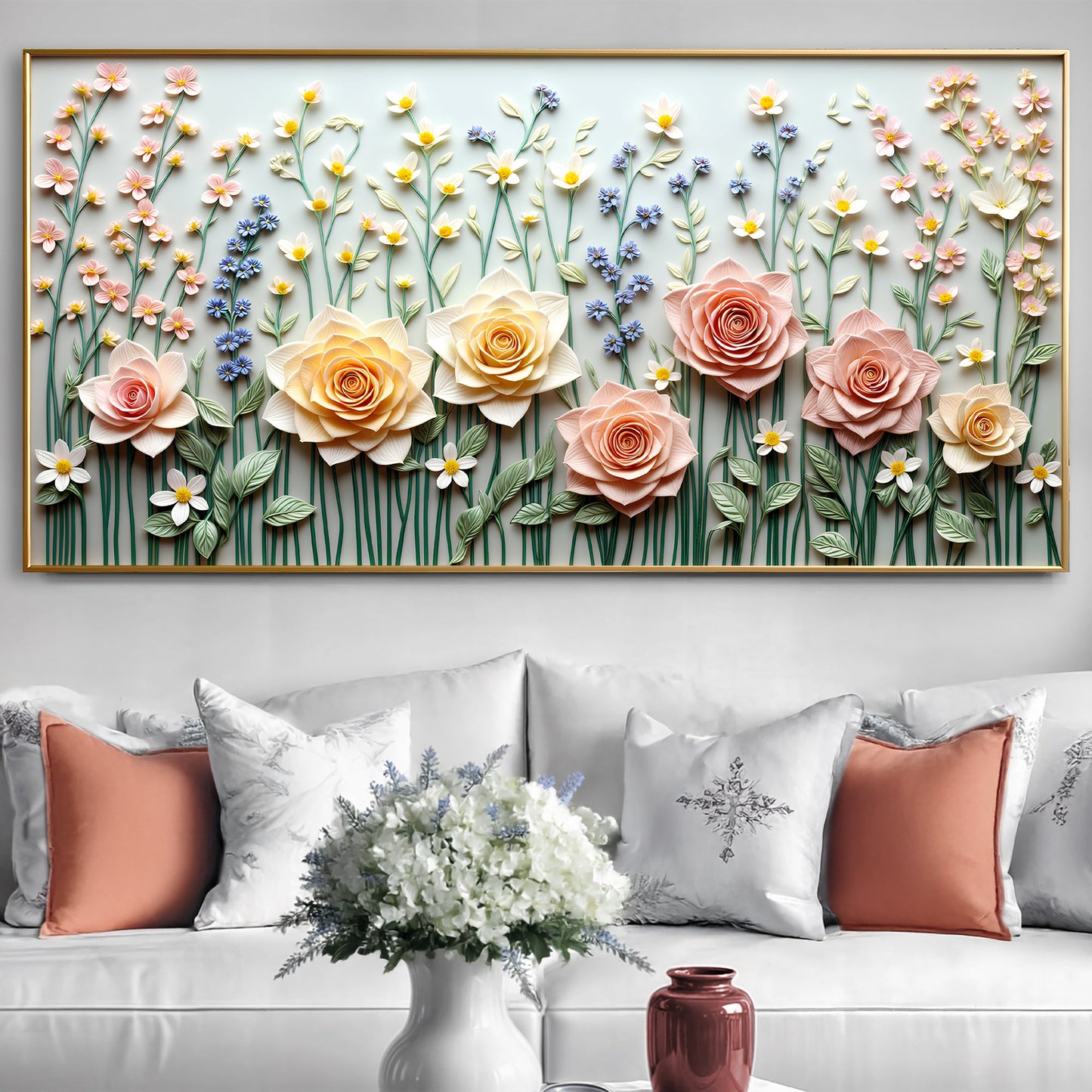 Blooming Rhapsody Form Wall Art