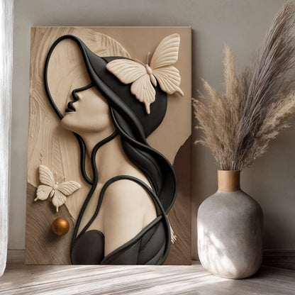 Woman of Gentle Lines Wall Art