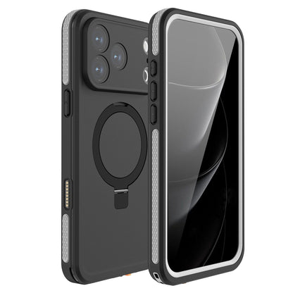 iPhone 17 Pro Waterproof Case - MagSafe Kickstand, Integrated Screen & Camera Protection | Oasis Series