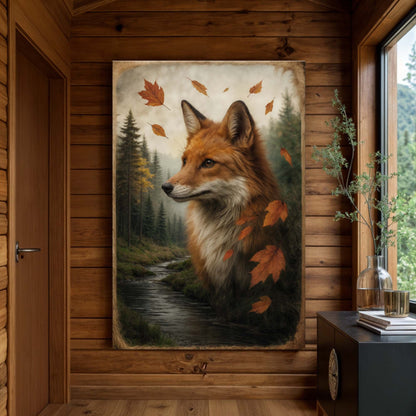 Fox of the Autumn Woods Wall Art