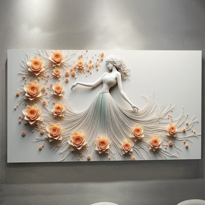 Where Her Body Becomes Rhythm Wall Art