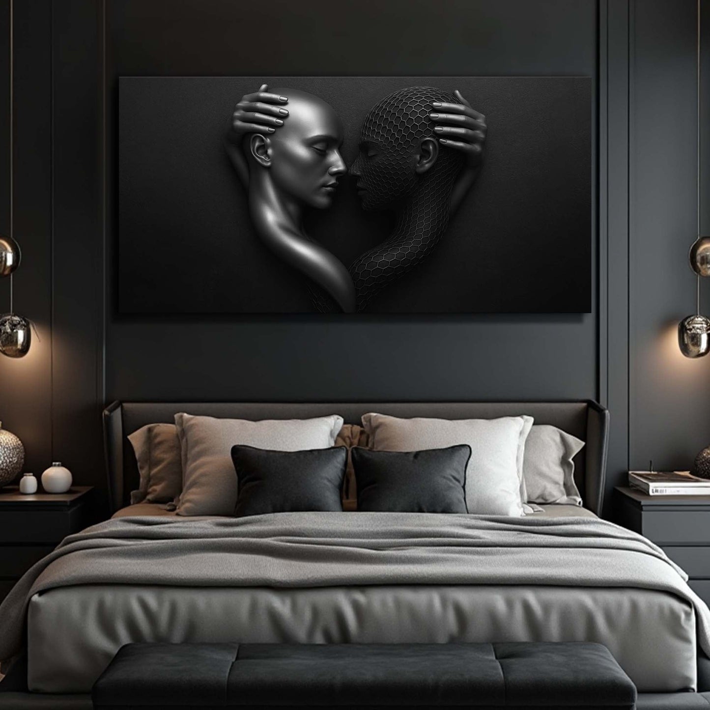 Contours of Devotion III Wall Art