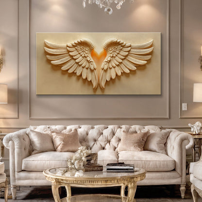 Sanctified Winged Reverence Wall Art