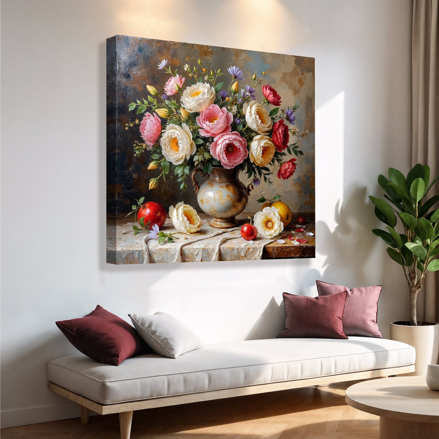 Summer Floral Vase Wall Art