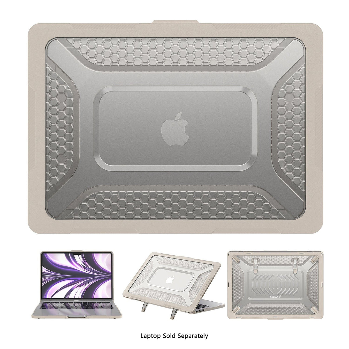MacBook Air 15" (M3 - M5) with Adjustable Stand Case - Shock-Absorbing | Raider Ultra-Duty Series