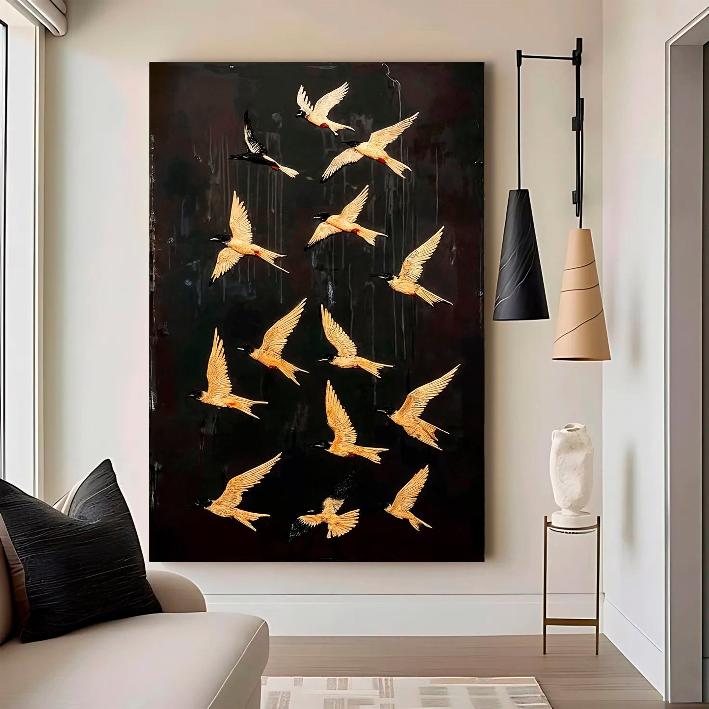 Soaring Swallow Composition Wall Art