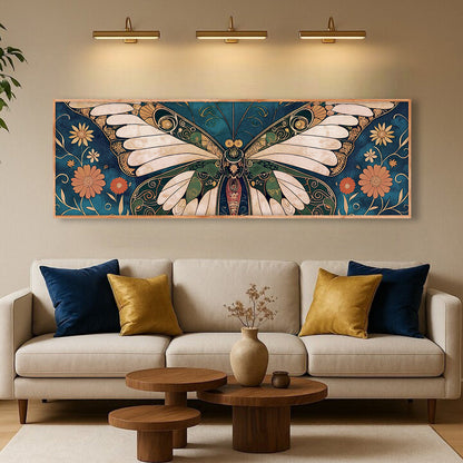 Butterfly in Vintage Form Wall Art