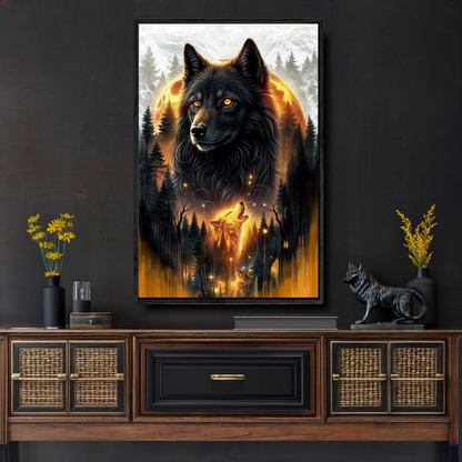 Alpha Shadow Eclipse Wall Art