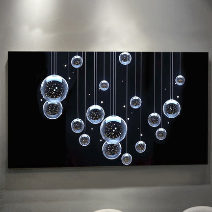Whispers of Rising Spheres Wall Art