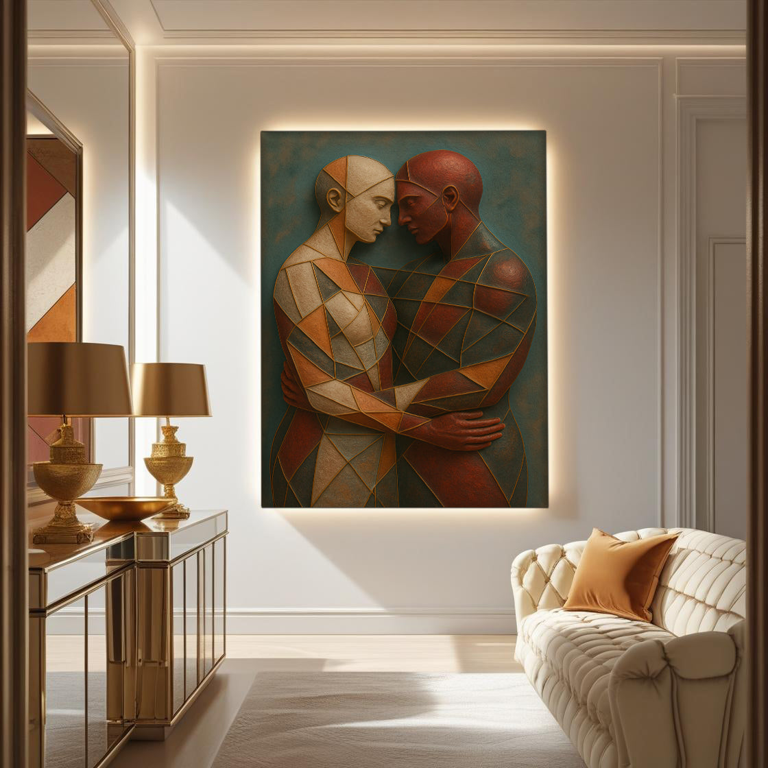 Embrace of Form — Abstract Art III