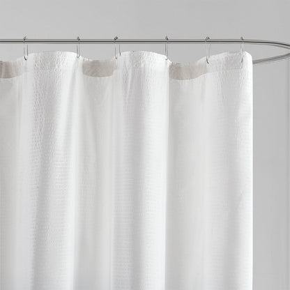 Ombre Printed Seersucker Shower Curtain