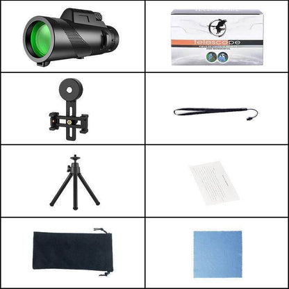 Handheld monocular telescope
