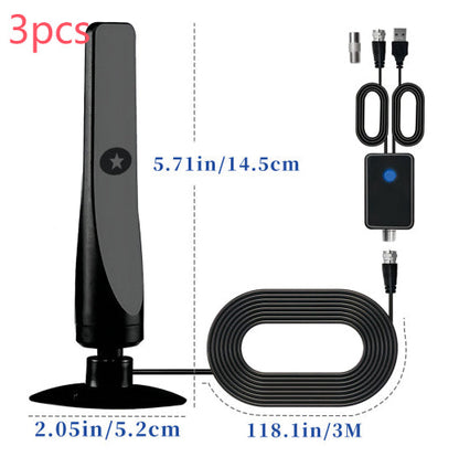 HDTV Vertical Suction Cup Ground Wave Digital TV Antenna High-definition DVB-T2