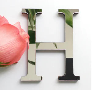 3D Acrylic Mirror Letter Wall Stickers for Decor