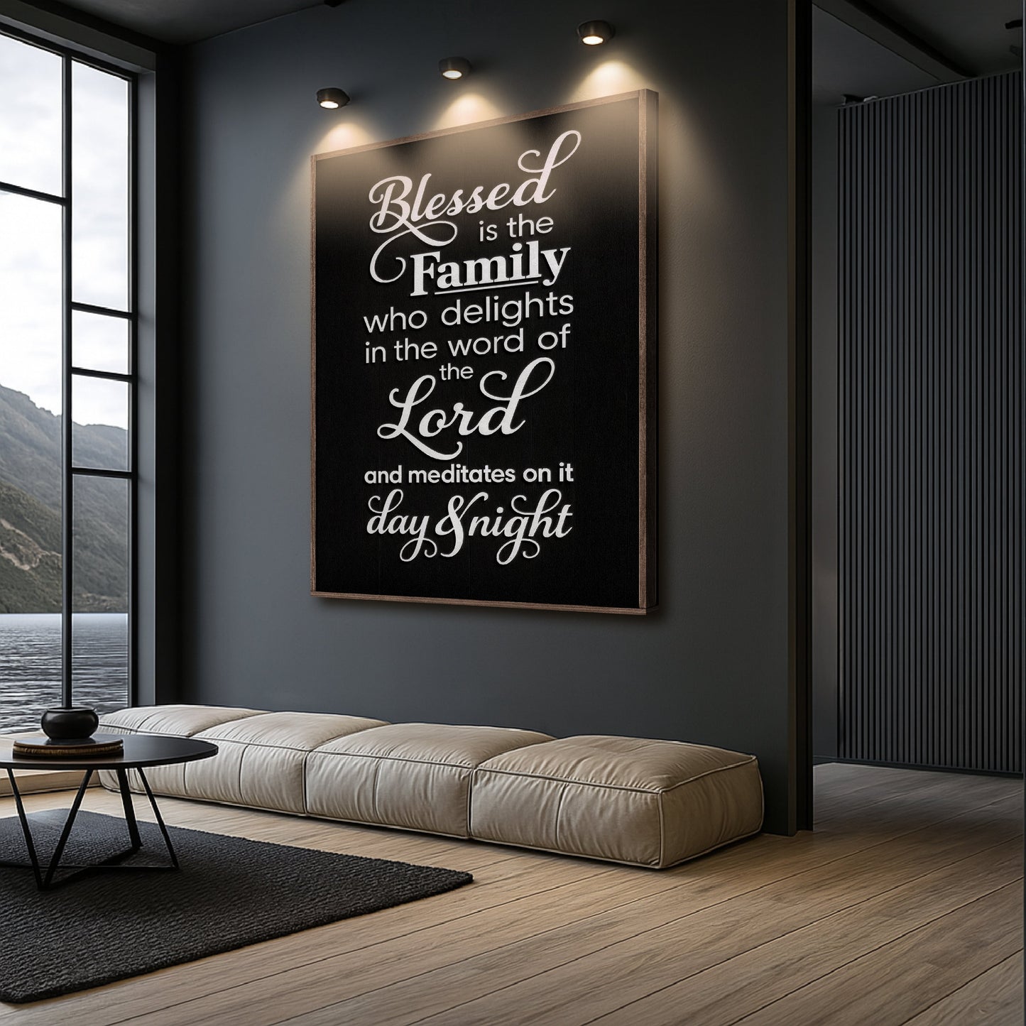 A Blessed Family II Scripture Wall Art