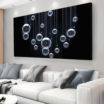 Whispers of Rising Spheres Wall Art