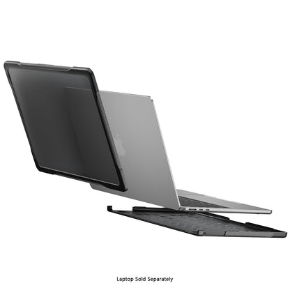 MacBook Air 13.6-inch (M3-M5) Clear/Black Case – Shock-Absorbing Corners | Raider Series